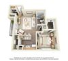 1 Bed 1 Bath- 645 Sq. Ft.